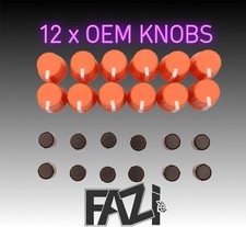 12 x ORANGE OEM KNOBS DJ MXER