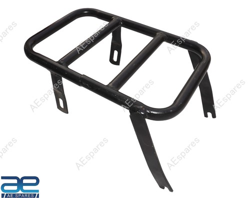 Black rear luggage - black, carrier