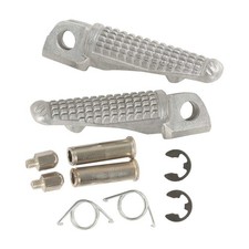 2pcs Silver Front Foot Peg Fit