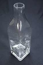 Clear Glass Square Base Plain