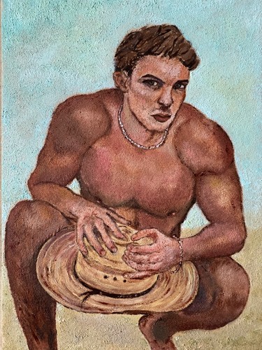 Erotic art original oil - erotic,