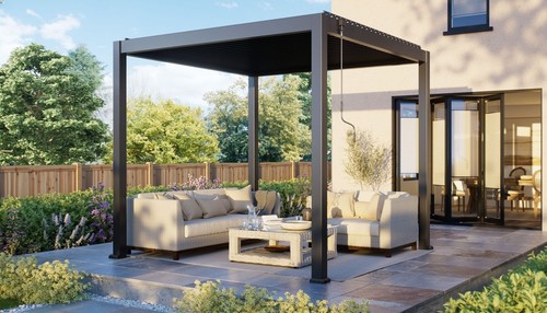 Aluminium pergola smoking - pergola,