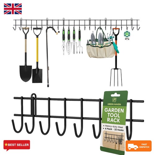 Black 160cm metal garden - black,