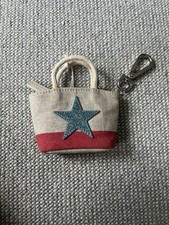 CATH KIDSTON Mini Star Bag Charm Keyring - Canvas Tote Style 