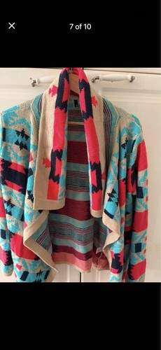 Boho aztec knit - aztec, cardigan