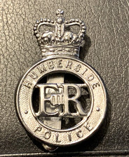 Obsolete Humberside Constabulary Cap Badge Post 1952