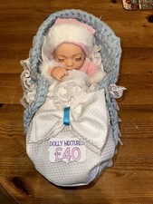 Reborn Doll in Crochet Crib
