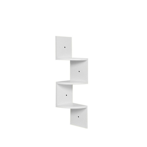 Floating corner shelf shelves - shelf,