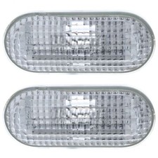 Side Wing Indicator Lights Repeaters Ford Fiesta Mk6 2002-2009 Clear Lens 1 Pair