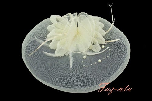 Gauze hat head clip fascinator - head,