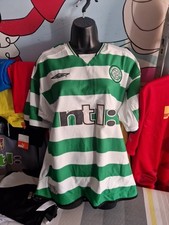 CELTIC 2001-2003 HOME SHIRT SIZE  JERSEY Scottish Champions Uefa Finalists 