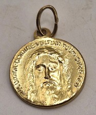 Vintage Catholic Medal Pendant