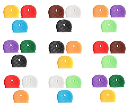 Coloured key covers caps - 3x,