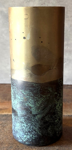 Brass metal bud - brass, cylinder