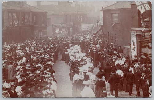 Stalybridge street procession - street,