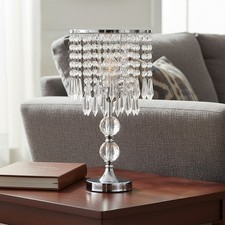 ‌Elegant Crystal Table Lamp