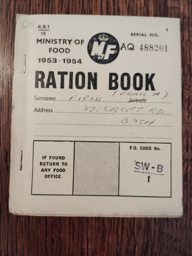 Ration book for edric - 📚,