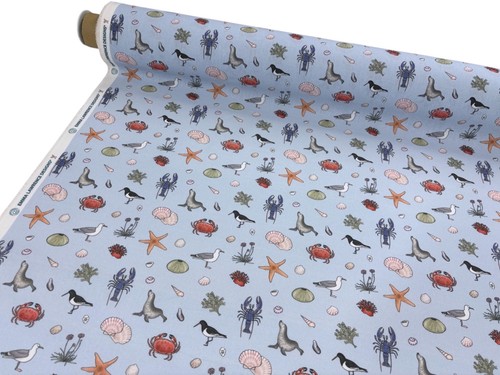 Sea creature panama curtain - creature,