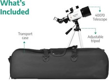 Telescope 40070 with a 16x-120x Magnification Astronomy Scope for Kids & Adults.