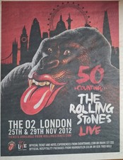 Rolling Stones - '50 and counting' tour advert