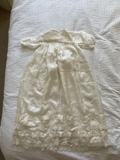 Christening Gown Silk Cream