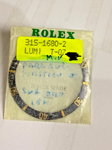 Rolex blue bezel insert for - rolex,
