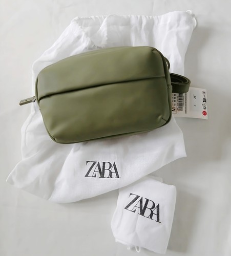 Zara green crossbody bag - green,