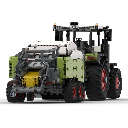 Tractor with square - square, baler
