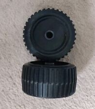 Genuine 1980's MB BigTrak Pair of Non-drive Wheels