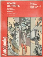 ROVER P5 Mk1 Mk1A Mk2 Mk3