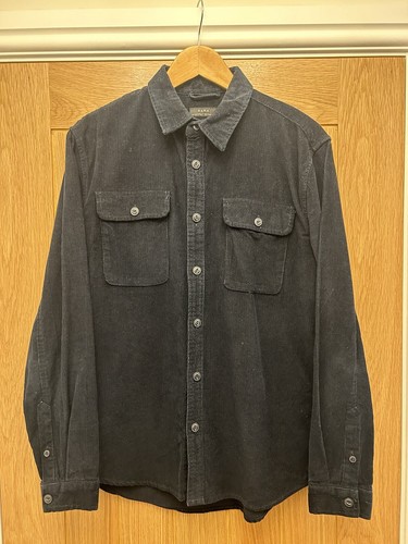 Zara man black corduroy shirt - man,