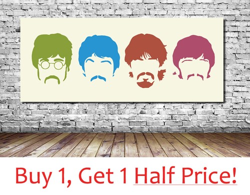 The beatles canvas wall art - the,