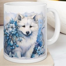 Winter White Wolf Mug Perfect