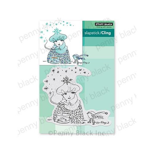 Penny black cling rubber - black,