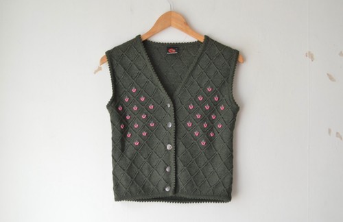 Austrian floral embroidered