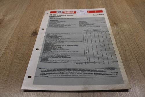Yamaha xt500 1ug inspection - yamaha,