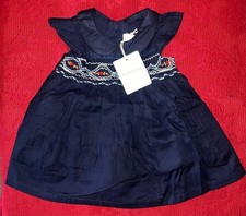Baby Dress Navy Designer