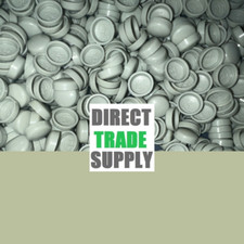 Decorative Plastic Two Piece Gloss Screw Cap Covers 6-8 Gauge Screws - 13.1mm