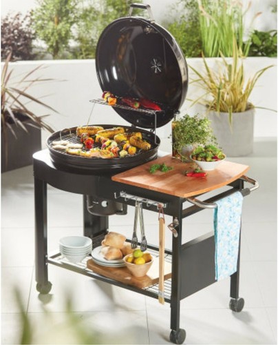Gardenline kettle bbq trolley - gardenline,