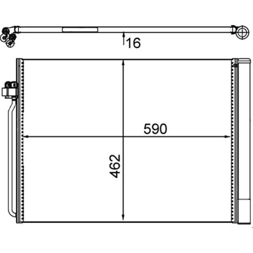 Mahle condenser for - mahle, sd