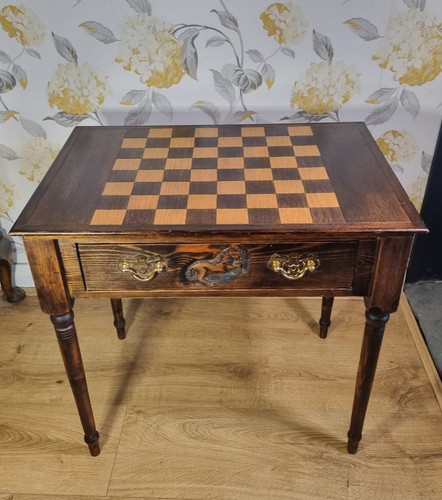Vintage wooden chess - wooden,