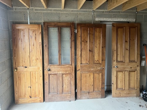 Victorian pine wooden doors - victorian,