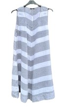 OSKA Linen Dress Size 3 Grey