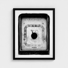 Vintage Petrol Pump Gauge Dial