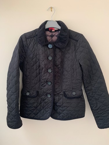 Boden quilted jacket black - jacket, uk