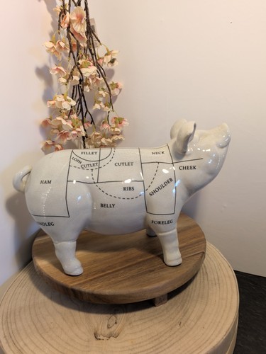 Ceramic pig ornament 32cm - ceramic,