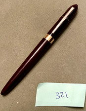 Vintage Eversharp ballpoint pen, dark burgundy, Gold trim, Made in England