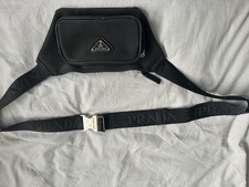 Black Canvas Bum Bag