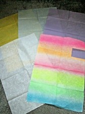 LARGE Sheets Handmade Paper Mulberry Eastern / Indian /Coloured/Textured Flowers