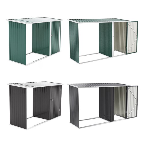 Galvanised steel log - steel,